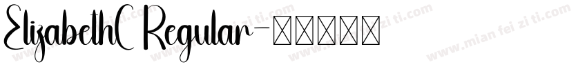 ElizabethC Regular字体转换